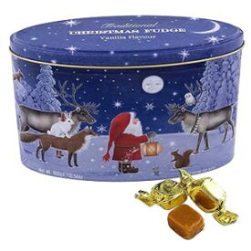 ガーディナーズ・オブ・スコットランド バニラファッジ キャラメルギフト缶 サンタとトナカイ 10.56オンス Gardiners of Scotland Vanilla Fudge Caramel Gift Tin, Santa with his Reindeer, 10.56 Ounce