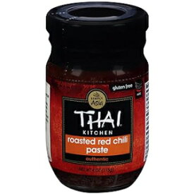 ローストレッドチリペースト、タイキッチングルテンフリーローストレッドチリペースト、4オンス（12個パック） Roasted Red Chili Paste, Thai Kitchen Gluten Free Roasted Red Chili Paste, 4 oz (Pack of 12)