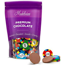 マデレーヌ プレミアム ミルクチョコレート カジノ ポーカーチップ (コインアソート、1/2 LB) Madelaine Premium Milk Chocolate Casino Poker Chips (Assorted Coins, 1/2 LB)