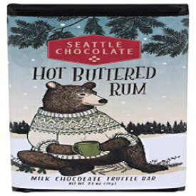 Seattle Chocolates、バーホットバターラム、2.5オンス Seattle Chocolates, Bar Hot Buttered Rum, 2.5 Ounce