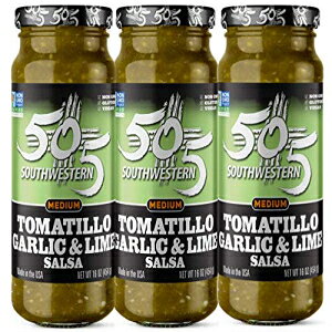 505 TEXEFX^ g}eB[ K[bNACATT (3-453.6g ppbN) 505 Southwestern Tomatillo Garlic with Lime, Salsa (3-16oz Value Pack)