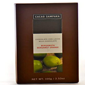 カカオ サンパカ バー チョコレート ベルガモット オレンジ 40% 100 グラム Cacao Sampaka Bar Chocolate Bergamot Orange 40% 100 gram