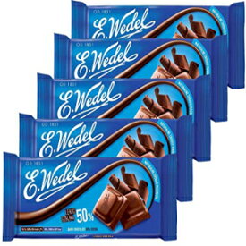 E. ヴェーデル ビタースウィート チョコレート 50% カカオ、100g / 3.5 オンス (5 個パック) E. Wedel Bittersweet Chocolate 50% Cocoa, 100g / 3.5 ounce (Pack of 5)
