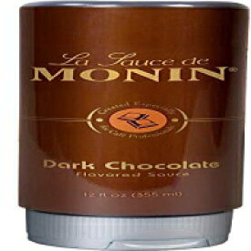 モナン風味ソース、シュガーフリーダークチョコレート、12オンスボトル（6個パック） Monin Flavored Sauce, Sugar Free Dark Chocolate, 12-Ounce Bottles (Pack of 6)