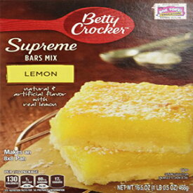 Betty Crocker、至高のレモンバーミックス、16.5オンスの箱（2個パック） Betty Crocker, Supreme Lemon Bars Mix, 16.5oz Boxes (Pack of 2)