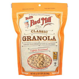 ボブズ レッドミル ナチュラル全粒グラノーラ - 12オンス - 4個入りケース Bobs Red Mill Natural Whole Grain Granola - 12 oz - Case of 4
