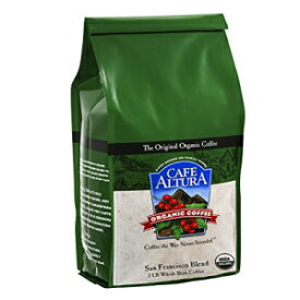 Cafe Altura 全豆オーガニックコーヒー、サンフランシスコブレンド、2ポンド Cafe Altura Whole Bean Organic Coffee, San Francisco Blend, 2 Pound