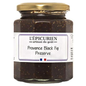 レピキュリアン、プロヴァンス黒イチジク保存 | 非遺伝子組み換え | グルテンフリー | オールナチュラル、11.3オンスジャー L'Epicurien, Provence Black Fig Preserves | Non-GMO | Gluten-Free | All-Natural, 11.3 Ounce Jar