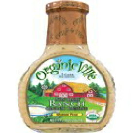 Organicville オーガニック非乳製品ランチ ビネグレット (6x8 オンス) (お得なバルク マルチパック) Organicville Organic Non Dairy Ranch Vinaigrette ( 6x8 OZ) ( Value Bulk Multi-pack)
