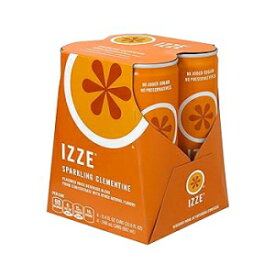 Clementine, IZZE スパークリングジュース、クレメンタイン、8.4 オンス缶、4 個 Clementine, IZZE Sparkling Juice, Clementine, 8.4 oz Cans, 4 Count
