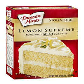 Ducan Hines、シグネチャー、レモンシュプリームケーキミックス、16.5オンスボックス（4パック） Duncan Hines Ducan Hines, Signature, Lemon Supreme Cake Mix, 16.5oz Box (Pack of 4)