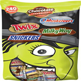 マースチョコレートのお気に入りハロウィンキャンディーバーバラエティミックス67.2-オンス240-ピースバッグ MARS Chocolate Favorites Halloween Candy Bars Variety Mix 67.2-Ounce 240-Piece Bag