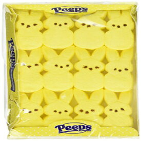 Peeps マシュマロ キャンディ バニー - イエロー Peeps Marshmallow Candy Bunnies - Yellow