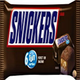 スニッカーズ ファンサイズ チョコレート キャンディバー 3.4オンス 6個パック (24個パック) SNICKERS Fun Size Chocolate Candy Bars 3.4-Ounce 6-Count Pack (Pack of 24)