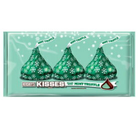 ホリデー ハーシーズ キス ダークチョコレート ミント トリュフ入り 10 オンス バッグ (3 個パック) Holiday Hershey's Kisses Dark Chocolate with Mint Truffle, 10-Ounce Bag (Pack of 3)