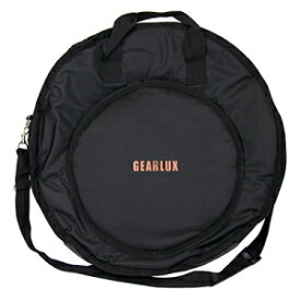 Gearlux デュアル シンバル バッグ、22 インチと 14 インチのコンパートメント付き Gearlux Dual Cymbal Bag with 22" and 14" Compartments