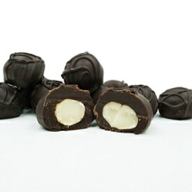 フィラデルフィア キャンディーズ ダーク チョコレートで覆われたマカダミア ナッツ、2 ポンド ギフト ボックス Philadelphia Candies Dark Chocolate Covered Macadamia Nuts, 2 Pound Gift Box