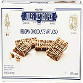 Jules Destrooper Virtuoso Biscuits、ベルギーチョコレートで覆われたシナモンクッキー、3.52オンスボックス（12個入り） Jules Destrooper Virtuoso Biscuits, Belgian Chocolate Covered Cinnamon Cookies, 3.52-Ounce Box (Pack of 12)