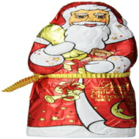 リンツ ホリデー ミルクチョコレート サンタ、中空、4.4 オンス (18 個パック) Lindt Holiday Milk Chocolate Santa, Hollow, 4.4 Ounce (Pack of 18)