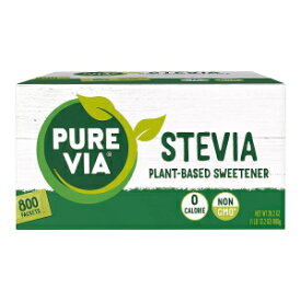 Pure Via ステビア甘味料 28.2オンス (800 パケット) Pure Via Stevia Sweetener 28.2oz (800 packets)