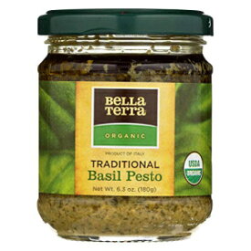 ラコント ベラ テラ オーガニック トラディショナル ガーリックとバジル ペスト - 1 ケースあたり 6 個。 Racconto Bella Terra Organic Traditional Garlic and Basil Pesto - 6 per case.