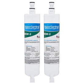 WaterSentinel WSW-2 冷蔵庫交換フィルター: ワールプールフィルター 5 に適合 (2 パック)、ブルー WaterSentinel WSW-2 Refrigerator Replacement Filter: Fits Whirlpool Filter 5 (2 Pack),Blue