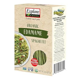 8 Ounce (Pack of 1), Edamame, Explore Cuisine Organic Edamame Spaghetti - 8 oz - Easy-to-Make Pasta - High in Plant-Based Protein - Non-GMO, Gluten Free, Vegan, Kosher - 4 Servings