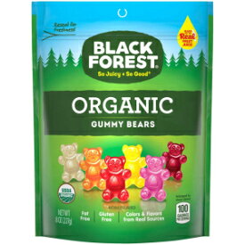 Black Forest オーガニック グミベア、8オンス Black Forest Organic Gummy Bears, 8 Ounce