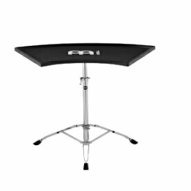 Meinl Percussion TMPETS ダブルブレース三脚エルゴパーカッションテーブル、生地滑り止め表面付き Meinl Percussion TMPETS Double Braced Tripod Ergo Percussion Table with Fabric -Slip Surface