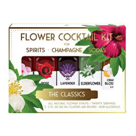 Floral Elixir Co. フローラル クラシック用ノンアルコール カクテル キット Floral Elixir Co. Non Alcoholic Cocktail Kit for Floral Classics
