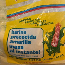 調理済みコーンミールVenezolana（4 LBS。）Harina precocida Amarilla、Arepas Tamales Pasteles Empanadas1パック La Venezolana Precooked corn meal Venezolana (4 LBS.) Harina precocida Amarilla ,Arepas Tamales Pasteles Empanadas 1 pac