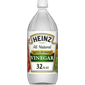 ハインツ 酸度5%の天然蒸留白酢 (32液量オンスのボトル) Heinz All Natural Distilled White Vinegar with 5% Acidity (32 fl oz Bottle)