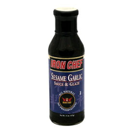 アイアンシェフソース＆グレーズセサミガーリック - 15液量オンス Iron Chef Sauce & Glaze Sesame Garlic - 15 fl oz