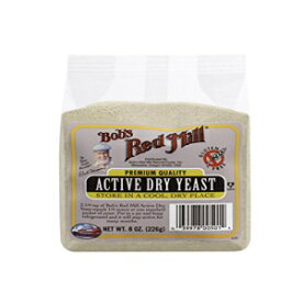 Bob's Red Mill アクティブ ドライ イースト、グルテンフリー、8 オンス Bob's Red Mill Active Dry Yeast, Gluten Free, 8 Ounce