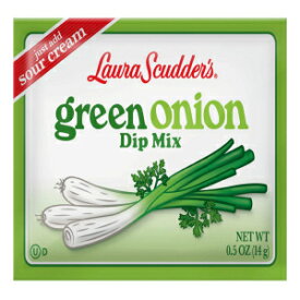 ローラ スカダーズ ネギ ドライ ディップ ミックス、野菜、チップス、ソース、調味料に最適 (6) Laura Scudders Green Onion Dry Dip Mix, Great For Vegetables, Chips, Sauces and Seasoning (6)