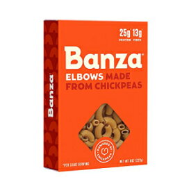 バンザひよこ豆パスタ – 高タンパク質グルテンフリーのヘルシーパスタ – 肘付き (8オンス) Banza Chickpea Pasta – High Protein Gluten Free Healthy Pasta – Elbows (8 oz)