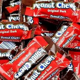 オリジナル ダーク チョコレート ゴールデンバーグ ピーナッツ チュー、2 ポンド (ジャージー キャンディ) Original Dark Chocolate Goldenberg's Peanut Chews, 2 Lbs From (Jersey Candy)