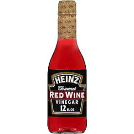 ハインツ グルメ 赤ワインビネガー (12 液量オンスのボトル、12 個パック) Heinz Gourmet Red Wine Vinegar (12 fl oz Bottles, Pack of 12)