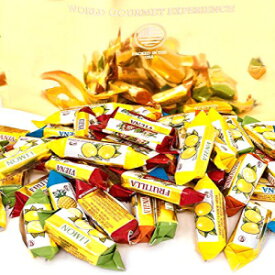 Arcor プレミアム ハード キャンディ - ウィーン フルーツ詰め合わせハード キャンディ バルク包装 (2ポンド) Arcor Premium Hard Candy - Vienna Assorted Fruits Filled Hard Candies Bulk Wrapped (2Lb)