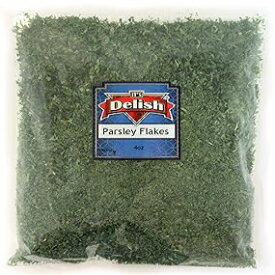 It's Delish Dried Parsley Flakes by Its Delish – 4 Oz Bulk – Long Term Food Storage - Dried and Chopped, Best for Seasoning & Garnishing