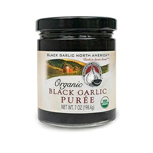 ɂɂ̃s[uI[KjbNAJv7IXW[ Wisconsin Fermentation Black Garlic Puree "Organic American" 7 oz Jar