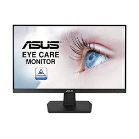 ASUS VA24EHE 23.8 インチ モニター、1080P、フル HD、IPS、75Hz、HDMI D-Sub DVI-D、Adaptive-Sync / FreeSync、VESA 壁掛け可能、Eye Care、フリッカーフリー、低ブルーライト (リニューアル) ASUS VA24EHE 23.8” Monitor, 1080P, Full HD, IPS
