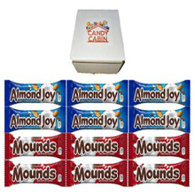 ココナッツ チョコレート キャンディー バー バラエティ ギフト ボックス (12 個入り) (各 6 個) CANDY CABIN Coconut Chocolate Candy Bar Variety Gift Box (Pack of 12) (6 of each) By CANDY CABIN