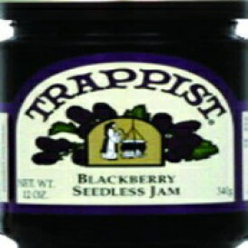 トラピスト ジャム ブラックベリー シードレス 12 オンス ジャー Trappist Jam Blackberry Seedless 12 Ounce Jar