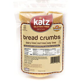 Katz グルテンフリーのパン粉 | 乳製品、ナッツ、大豆、グルテンフリー | コーシャー (1 パック、7 オンス) Katz Gluten Free Bread Crumbs | Dairy, Nut, Soy and Gluten Free | Kosher (1 Pack, 7 Ounce)