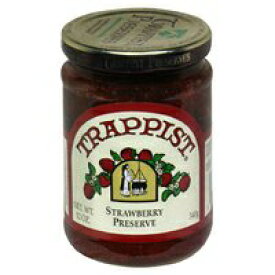 トラピスト ストロベリー プリザーブ - オール ナチュラル 12 オンス Trappist Strawberry Preserve- All Natural 12 oz.