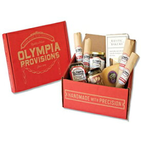 オリンピア プロビジョンズ - ユーロ エンターテイナー ボックス - 9 アイテムのシャルキュトリー ギフト セット Olympia Provisions - Euro Entertainer Box - 9 item Charcuterie Gift Set