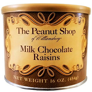 UEs[ibcEVbvEIuEEBAYo[O ~N`R[g[Y - 16IX The Peanut Shop of Williamsburg Milk Chocolate Raisins - 16 Oz.