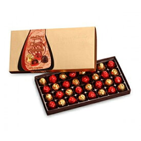 グルメプレミアムチョコレートチェリーコーディアル-1ポンドのギフトボックス（ミルクとダークチョコレート） Anthony-Thomas Gourmet Premium Chocolate Cherry Cordials - 1 Pound Gift Box (Milk and Dark Chocolate)