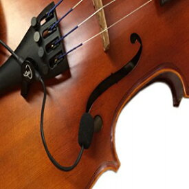 マイヤーズピックアップによる柔軟なマイクログースネックを備えたフェザーハーフバイオリンマイクシステム The Feather Half Violin Microphone System with Flexible Micro-Gooseneck by Myers Pickups